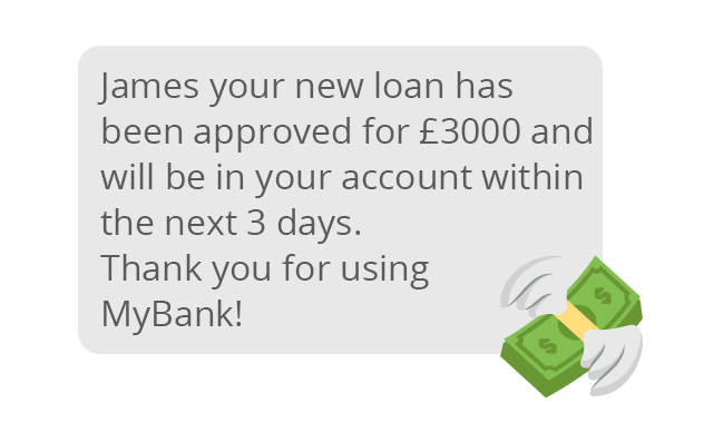 loanApproved - Banking and Personal Finance - Keep Your Customers Updated